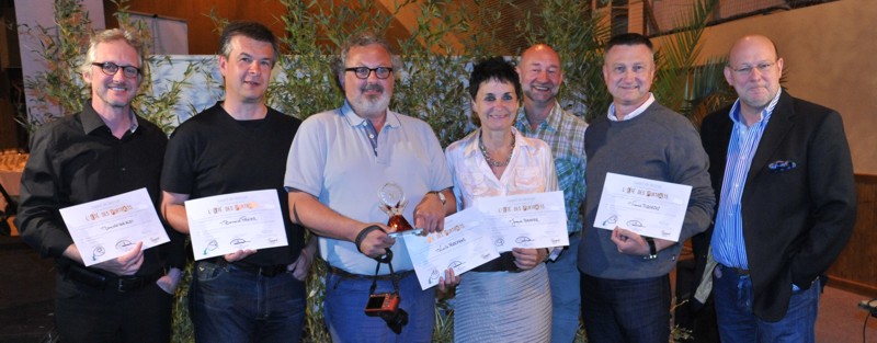 Bruno Vetters (Nat. Voorzitter), Bernard Panier, Karel Waignien, Nikki Huts (Nat. secr.), Pierre Volpe, Francis Tilborghs, Jos Molenaars (Jurylid)